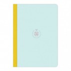 FLEXBOOK SMARTBOOK NOTEBOOK LARGE RULED MINT/YELLOW