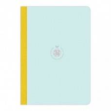 FLEXBOOK SMARTBOOK NOTEBOOK LARGE RULED MINT/YELLOW