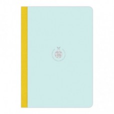 FLEXBOOK SMARTBOOK NOTEBOOK LARGE RULED MINT/YELLOW