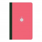 FLEXBOOK SMARTBOOK NOTEBOOK MEDIUM RULED PINK/GREEN