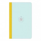 FLEXBOOK SMARTBOOK NOTEBOOK MEDIUM RULED MINT/YELLOW 