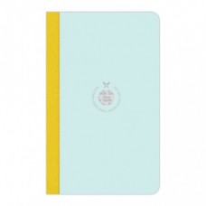 FLEXBOOK SMARTBOOK NOTEBOOK MEDIUM RULED MINT/YELLOW 