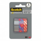 SCOTCH EXPRESSIONS WASHI TAPE C1017-3-P1 15mm X 10m MULTI PACK-3