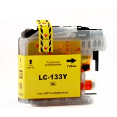Brother Compatible Ink Cartridge LC133 Yellow Brother Compatible Ink Cartridge LC133 Yellow